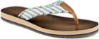 Sperry Topsail Print Flip-flops Natural/navy, Size 6.5m Women's Shoes
