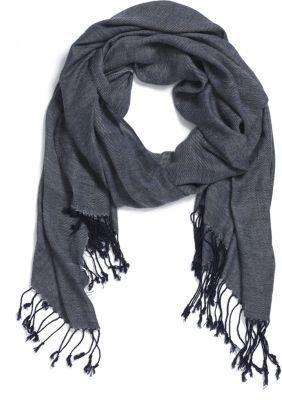 Sperry Twill Weave Scarf Navy, Size One Size Women's