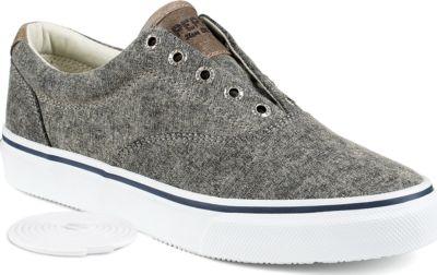 Sperry Striper Cvo Laceless White Cap Sneaker Black, Size 11.5m Men's Shoes