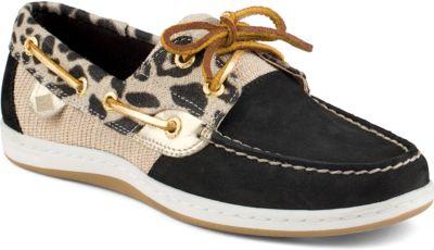 Sperry Koifish Black Leopard Blackleopard, Size 6m Women's Shoes