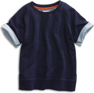 Sperry Short Sleeve Raglan Sweatshirt Indigo, Size Xs Women's