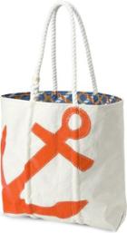 Sperry Sailcloth Anchor Medium Tote Orange, Size One Size Women's