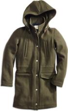 Sperry Sperry X Fidelity Hooded Stadium Coat Loden, Size M Women's