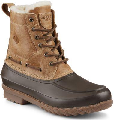 Sperry Decoy Shearling Duck Boot Fawn, Size 7m Men's Shoes