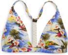 Sperry Hawaiian Halter Bikini Top Hawaiianprint, Size Xs Women's