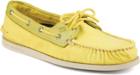 Sperry Authentic Original Wedge Canvas Yellow, Size 7m Men's Shoes