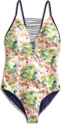 Sperry Flamingo Cove One Piece Swimsuit Multi, Size Xs Women's