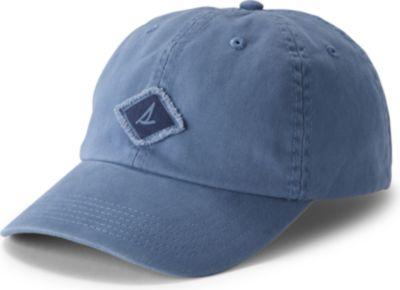 Sperry Canvas Burgee Hat Blue, Size One Size