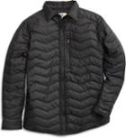 Sperry Outerwear Quilted Shirt Jacket Black, Size L Men's