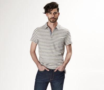 Sperry Short Sleeve Pocket Polo White/navy, Size M Men's