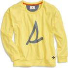 Sperry Burgee Crew Neck Sweatshirt Yellow, Size Xs Women's