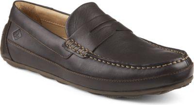 Sperry Hampden Penny Loafer Darkbrown, Size 7m Men's Shoes
