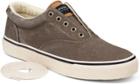 Sperry Striper Cvo Salt Washed Twill Sneaker Chocolate, Size 7.5m Men's Shoes