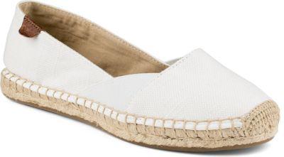 Sperry Katama Cape Espadrille Ivory, Size 7.5m Women's Shoes