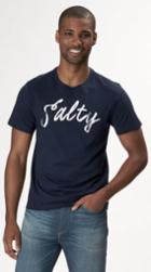 Sperry Salty Graphic T-shirt Navy, Size S Men's