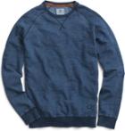 Sperry Raglan Crewneck Sweatshirt Indigo, Size L Men's