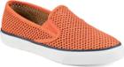 Sperry Seaside Perforated Sneaker Coral, Size 5m Women's Shoes