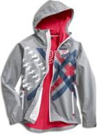 Sperry Us Sailing Team Soft Shell Hooded Performance Jacket Grey, Size M Men's
