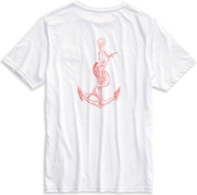 Sperry Sperry Anchor T-shirt White/red, Size S Men's