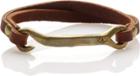 Sperry Metal Hook Wrap Bracelet Brown, Size One Size Women's