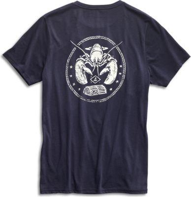Sperry Lobster T-shirt Navy, Size S Men's