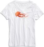 Sperry Medusa Jellyfish T-shirt White/orange, Size Xs Women's