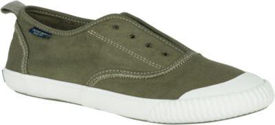 Sperry Paul Sperry Sayel Clew Washed Canvas Sneaker Olive, Size 5m Women's Shoes