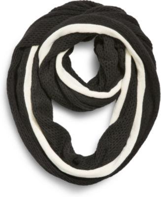 Sperry Open Netting Infinity Scarf Black, Size One Size Women's