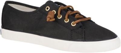 Sperry Seacoast Canvas Sneaker Black, Size 5m Women's Shoes
