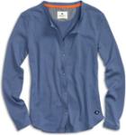 Sperry Button Front Thermal T-shirt Blueindigo, Size Xs Women's