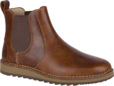 Sperry Dockyard Chelsea Boot Tan, Size 7m Men's