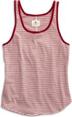 Sperry Stripe Scoop Neck Tank Red/white, Size Xs