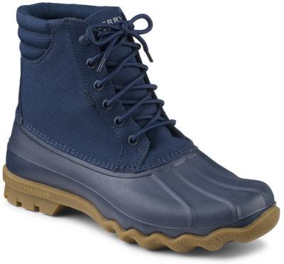 Sperry Avenue Canvas Duck Boot Navy, Size 7m Men's Shoes