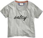Sperry Wide Neck Salty T-shirt Heathergrey, Size Xs Women's