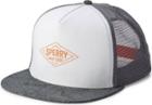 Sperry Japanese Wave Print Brim Trucker Hat White/orange, Size One Size Women's