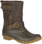 Sperry Saltwater Acadia Duck Boot Olive, Size 5m Women's Shoes