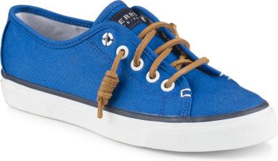 Sperry Seacoast Canvas Sneaker Blue, Size 5m Women's Shoes