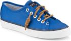 Sperry Seacoast Canvas Sneaker Blue, Size 5m Women's Shoes