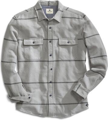 Sperry Stripe Work Shirt Grey/black, Size S Men's