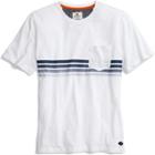Sperry Faded Stripe T-shirt White/navy, Size S Men's