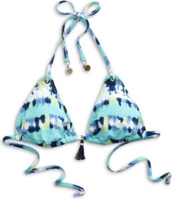 Sperry Tie Dye Stripe Triangle Top Mint/indigo, Size Xs Women's