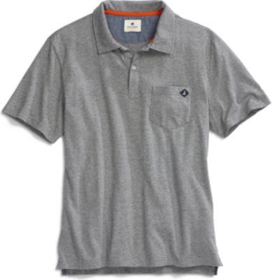 Sperry Anchor Polo Shirt Heathergrey, Size S Men's