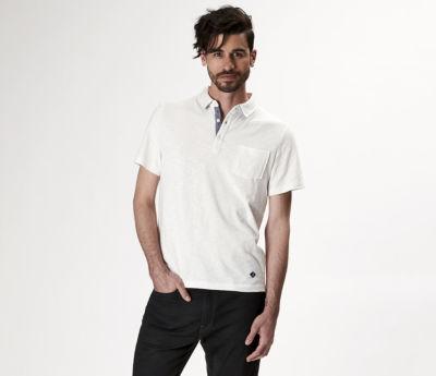 Sperry Short Sleeve Pocket Polo White, Size M Men's