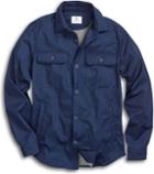 Sperry Jersey Lined Shirt Jacket Navy, Size S Men's
