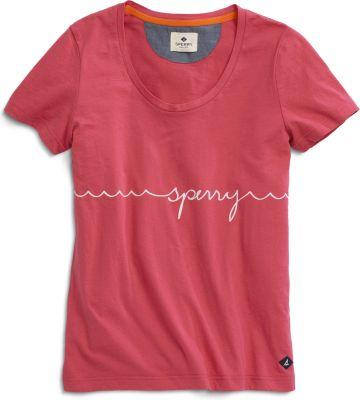 Sperry Sperry Wave Graphic T-shirt Pink/white, Size S Women's