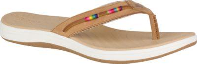 Sperry Seabrooke Thread Wrap Flip-flop Tan, Size 5m Women's Shoes