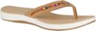 Sperry Seabrooke Thread Wrap Flip-flop Tan, Size 5m Women's Shoes