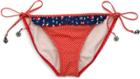 Sperry Sailboat Ruffle String Bikini Bottom Minisailboat/polkadot, Size Xs Women's