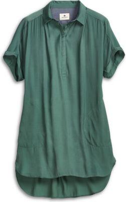Sperry Popover Smock Dress Duckgreen, Size S Women's
