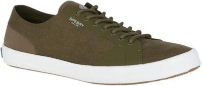 Sperry Flex Deck Ltt Mirco Fiber Sneaker Olive, Size 7m Men's Shoes
